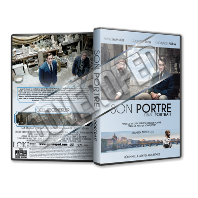 Son Portre - Final Portrait 2017 Türkçe Dvd Cover Tasarımı